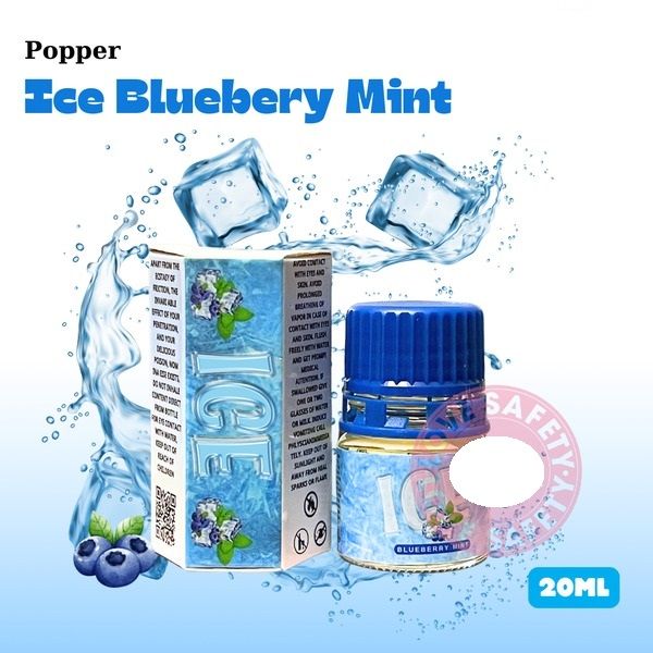 Chai h&iacute;t Popper Ice Bluebery Mint 20ml