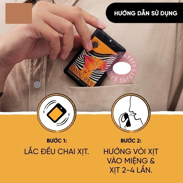 Xịt Thơm Miệng Cấp Tốc PlayAh Hương Chanh D&acirc;y Martini