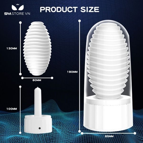 Cốc thủ d&acirc;m silicon với chế độ sưởi ấm