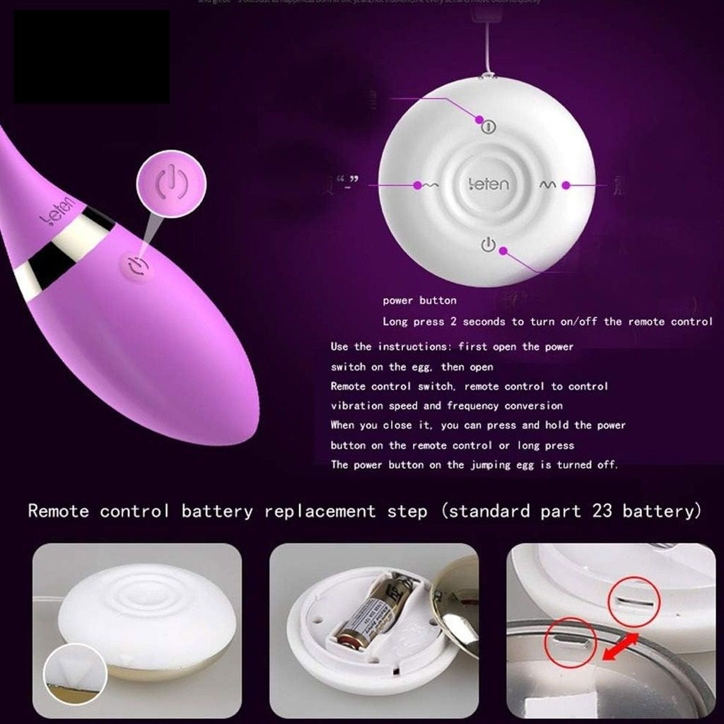 Trứng rung đu&ocirc;i c&aacute; sạc điện điều khiển từ xa d&agrave;i 16.5cm