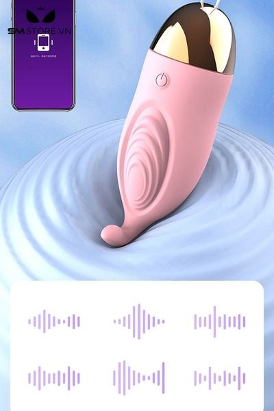 Trứng rung silicon điều khiển qua APP