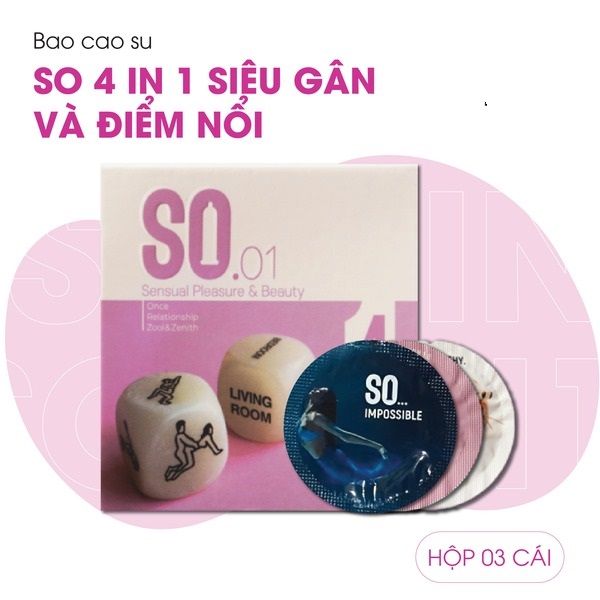 Bao Cao Su SO 4in1