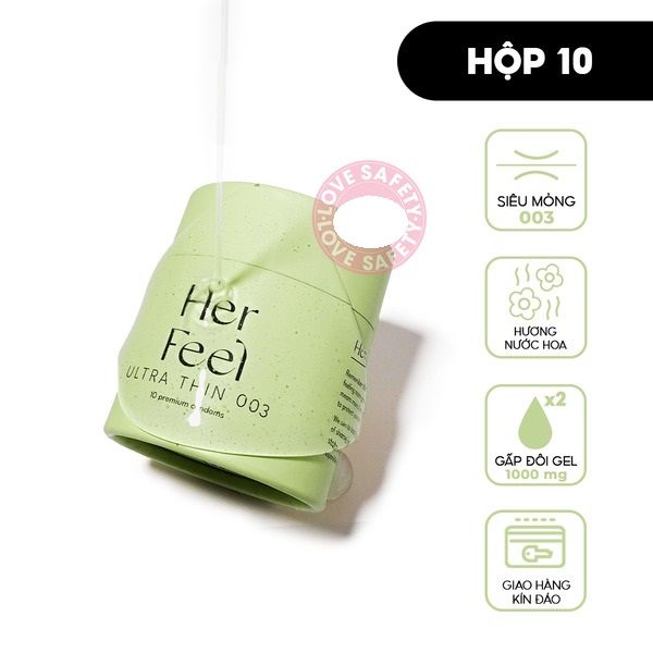 Sản phẩm PlayAh Her Feel Ultra Thin 003 Hương Nước Hoa