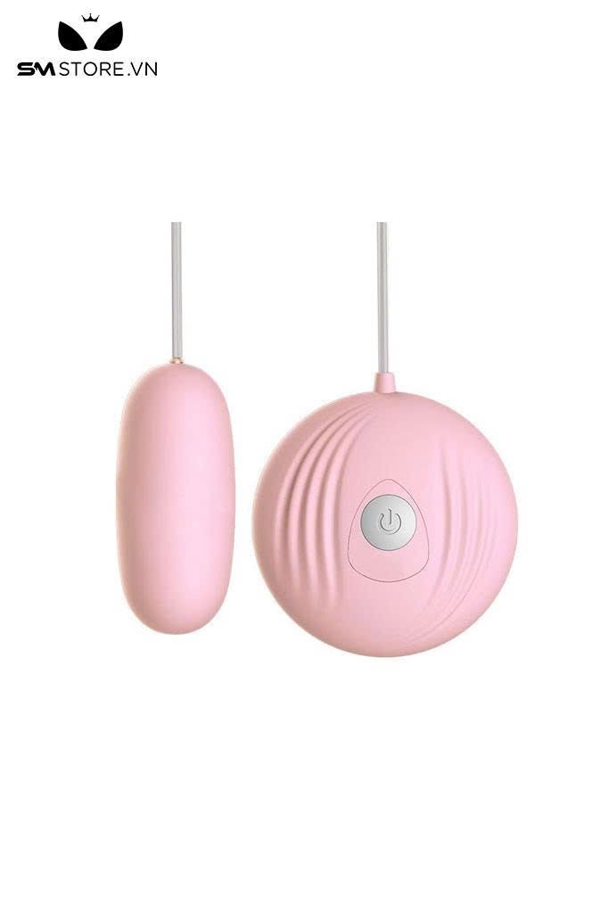 Trứng rung mini c&oacute; d&acirc;y nối điều khiển h&igrave;nh vỏ s&ograve;