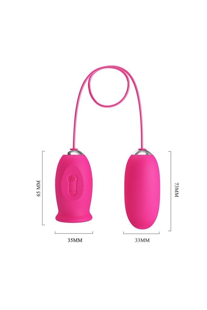Trứng rung h&uacute;t 2 đầu silicon c&oacute; lưỡi liếm d&agrave;i 73mm