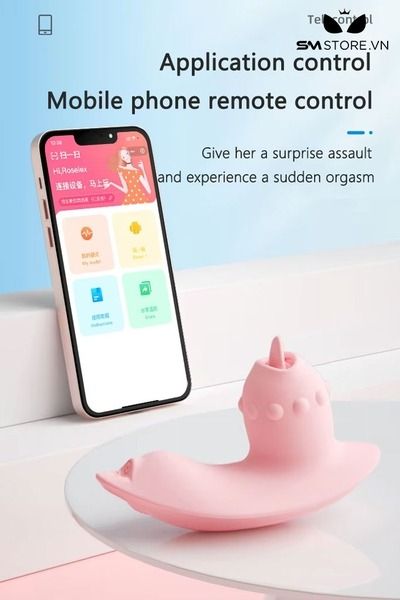 M&aacute;y rung &acirc;m đạo c&oacute; lưỡi với 10 chế độ điều khiển xa