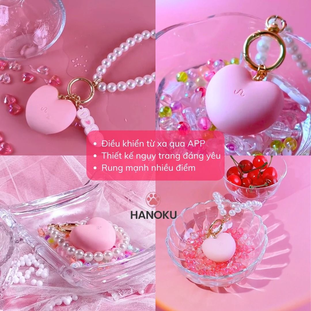 Trứng rung ngụy trang h&igrave;nh tr&aacute;i tim Love Heartbeat