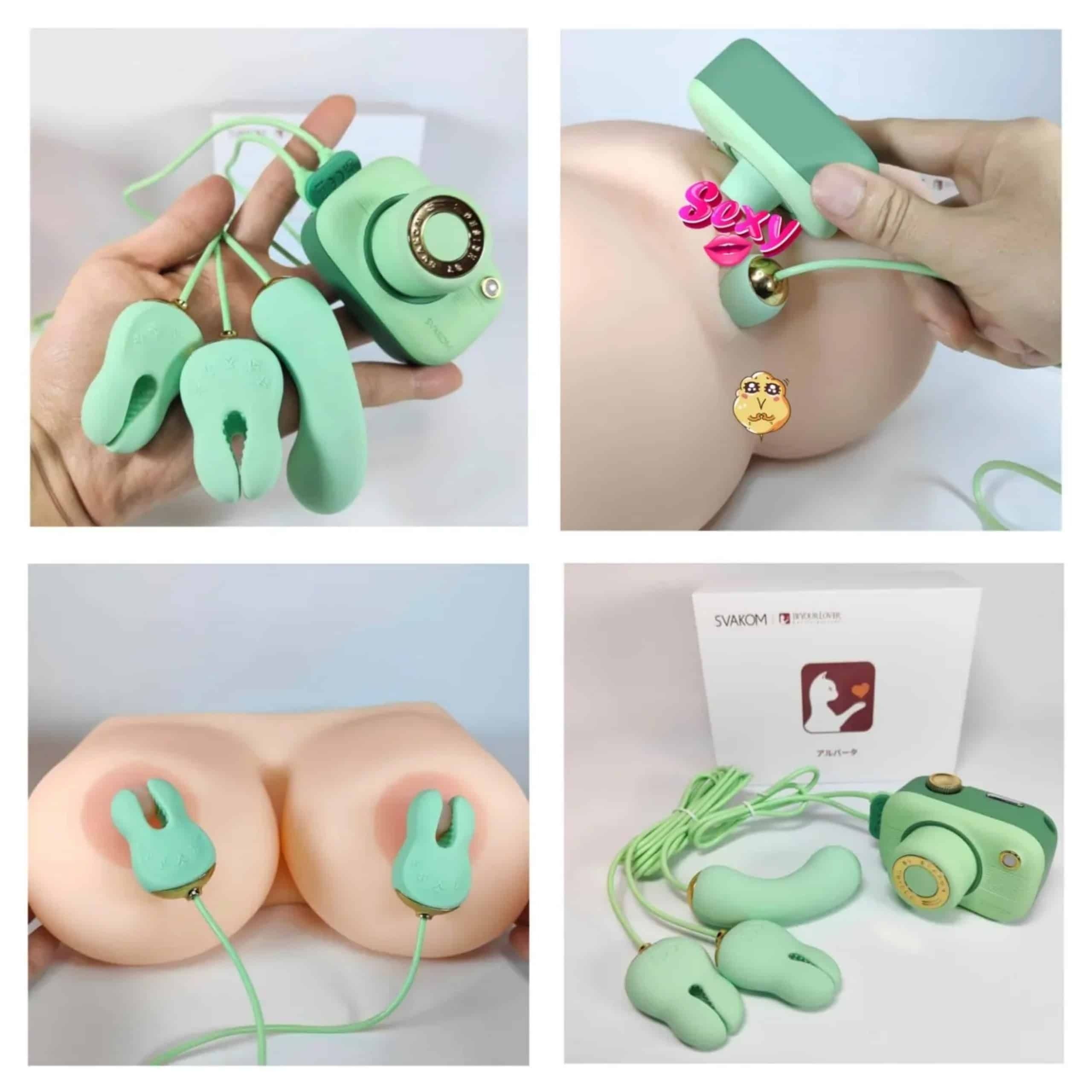 Trứng rung ngụy trang m&aacute;y ảnh cao cấp Svakom 3in1 Telephone