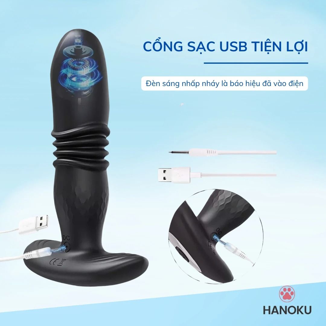 Thiết kế độc đ&aacute;o của Ph&iacute;ch cắm hậu m&ocirc;n rung