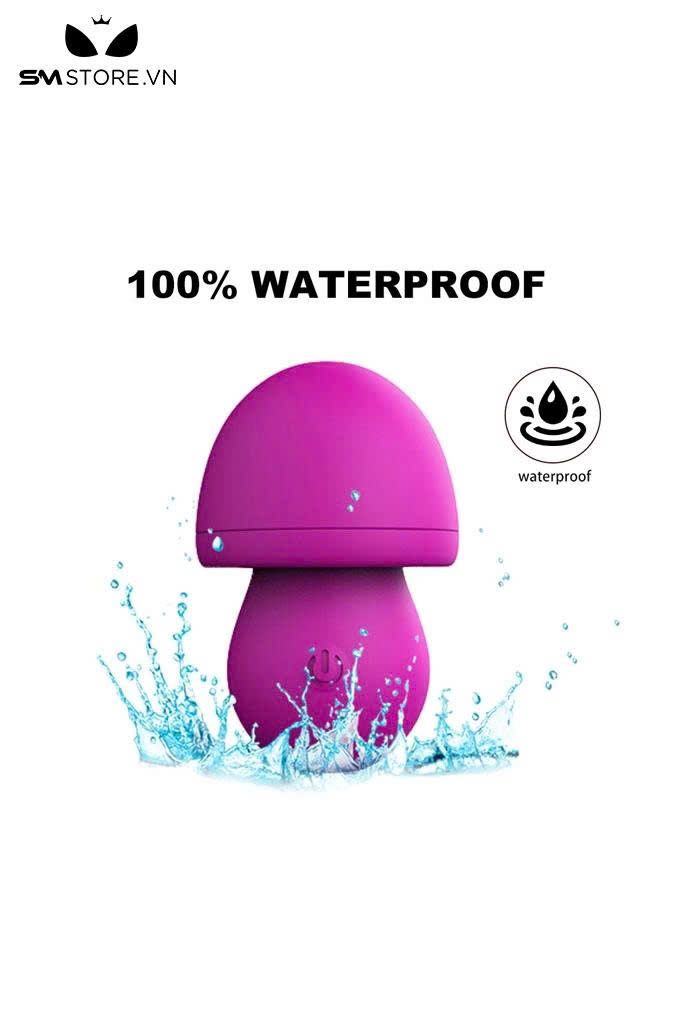 Trứng rung mini 12 tần số silicon mini c&oacute; lưỡi d&agrave;i 7.4cm