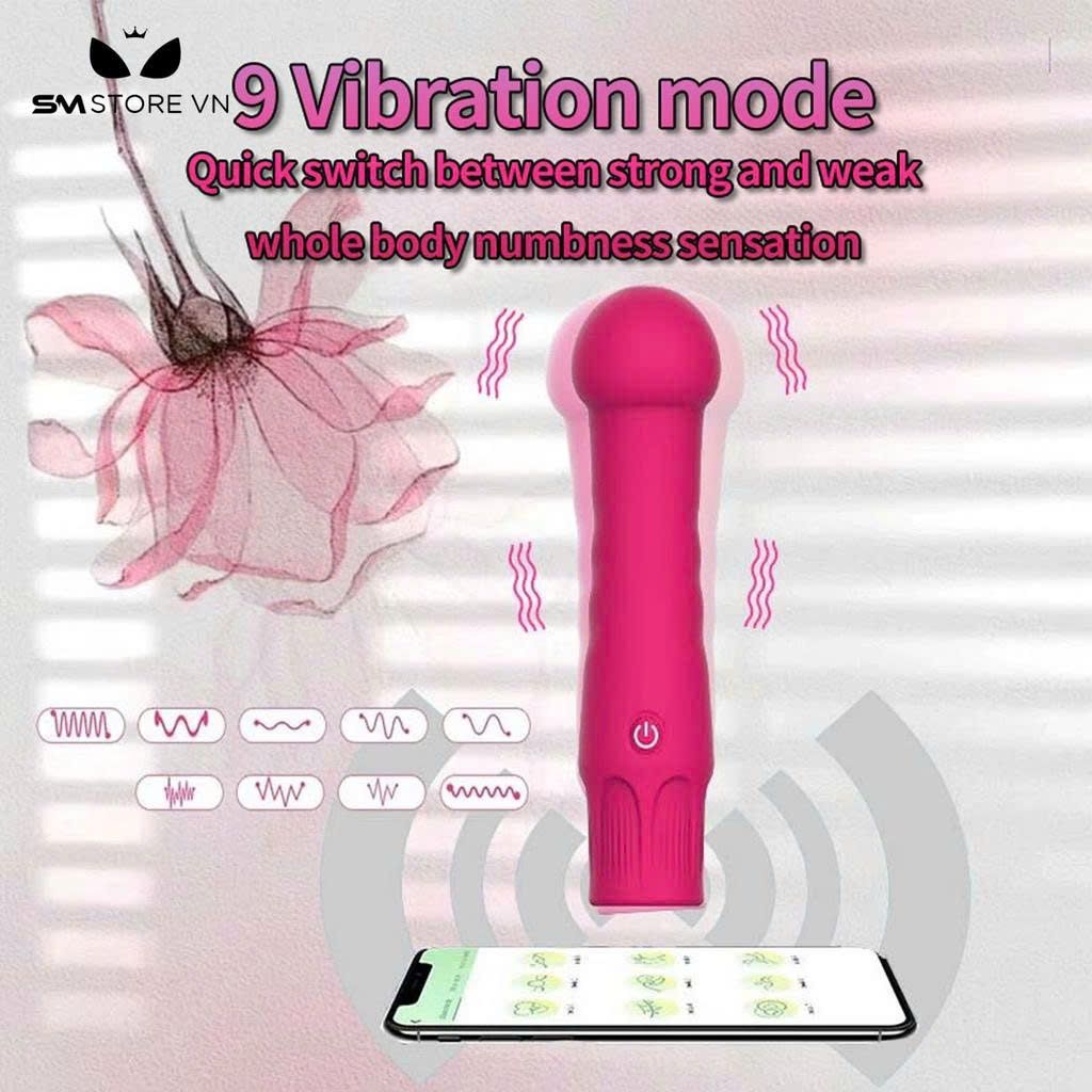 M&aacute;y rung mini ngụy trang c&acirc;y nấm hồng