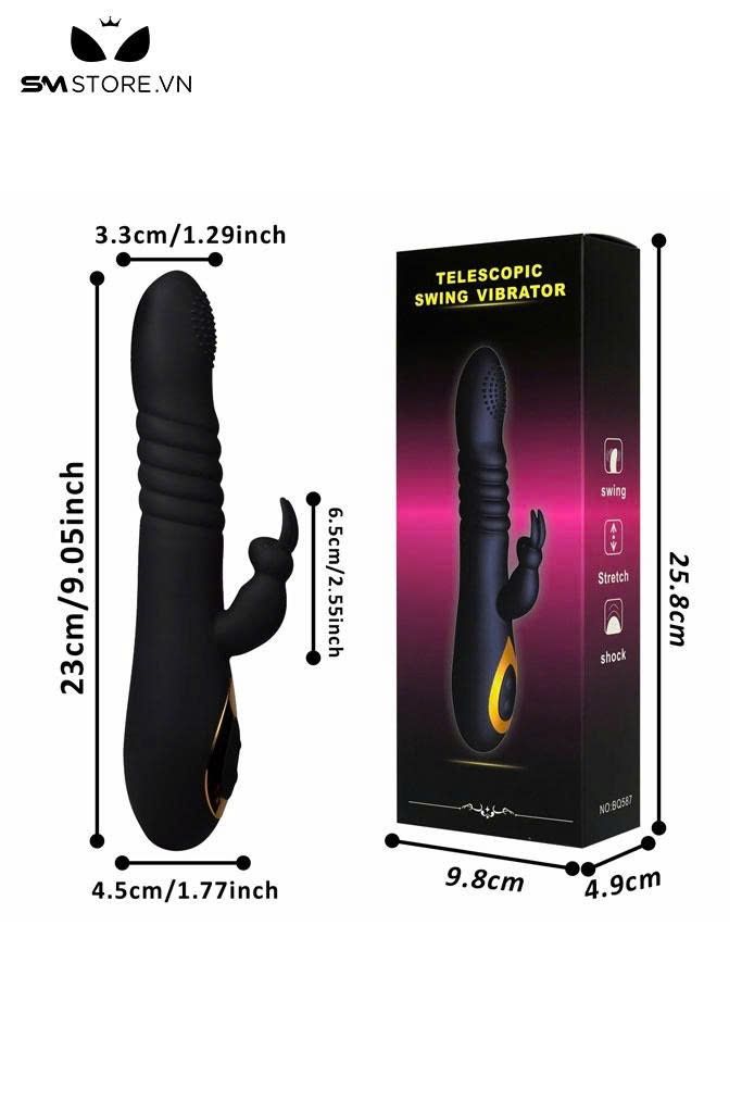 M&aacute;y rung tai thỏ c&oacute; 18 chế độ