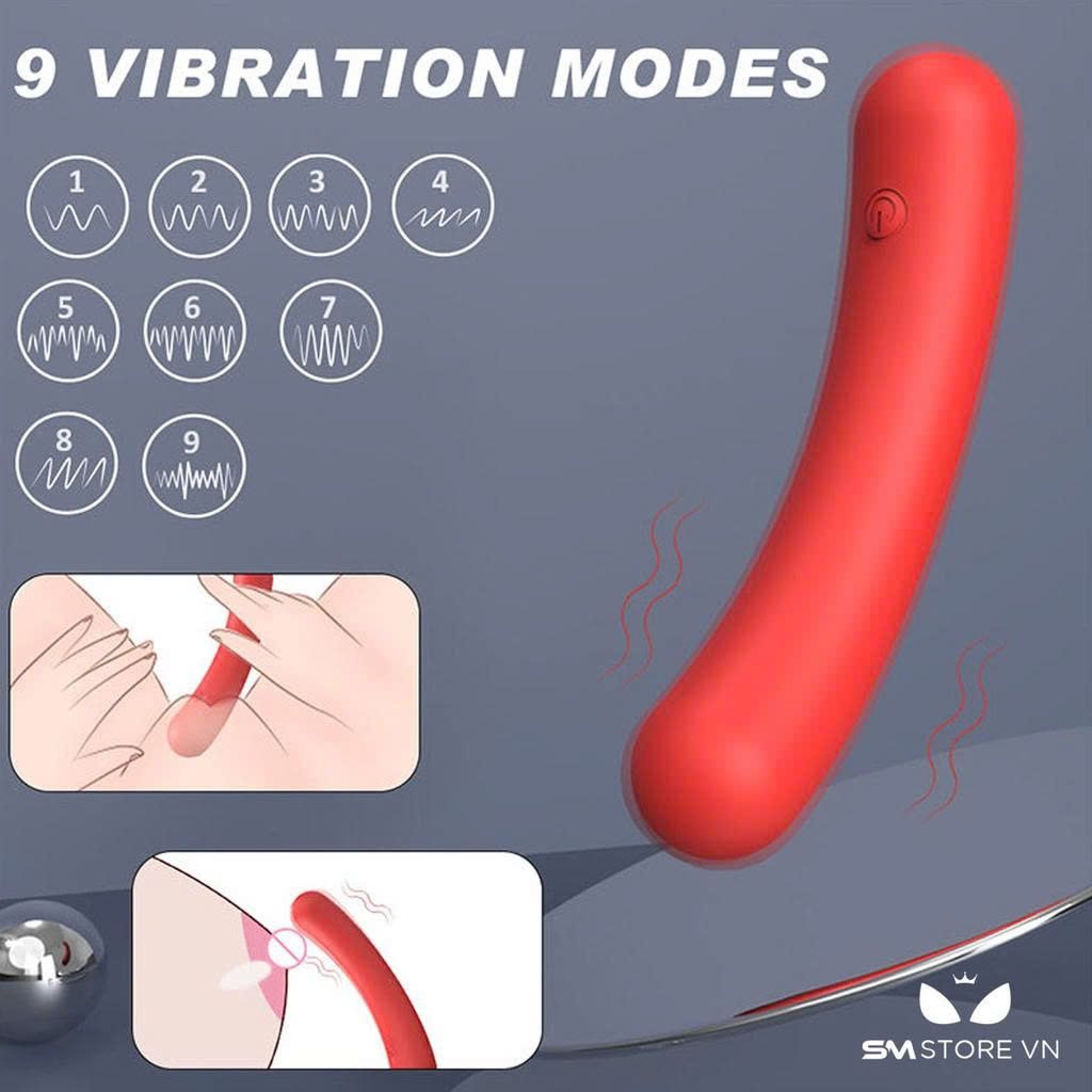 M&aacute;y rung ngụy trang x&uacute;c x&iacute;ch đỏ với nhiều tần số rung