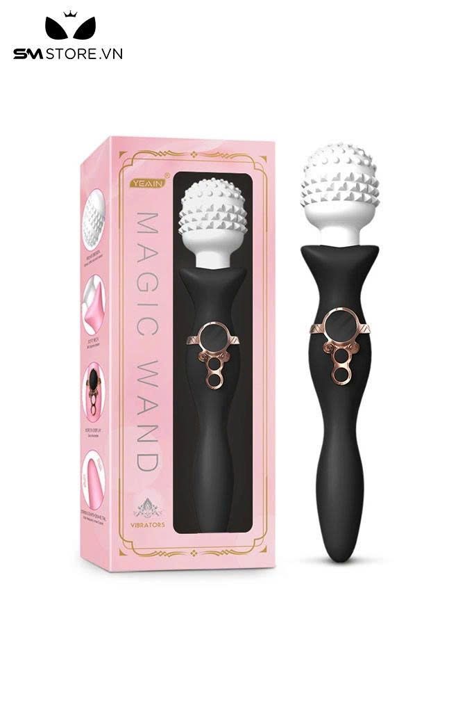 Ch&agrave;y rung t&igrave;nh y&ecirc;u đầu c&oacute; gai silicon k&iacute;ch th&iacute;ch 3 điểm từ Queen Snap Shop