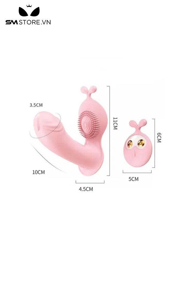 Dương vật giả tỏa nhiệt silicon điều khiển từ xa c&oacute; 10 chế độ