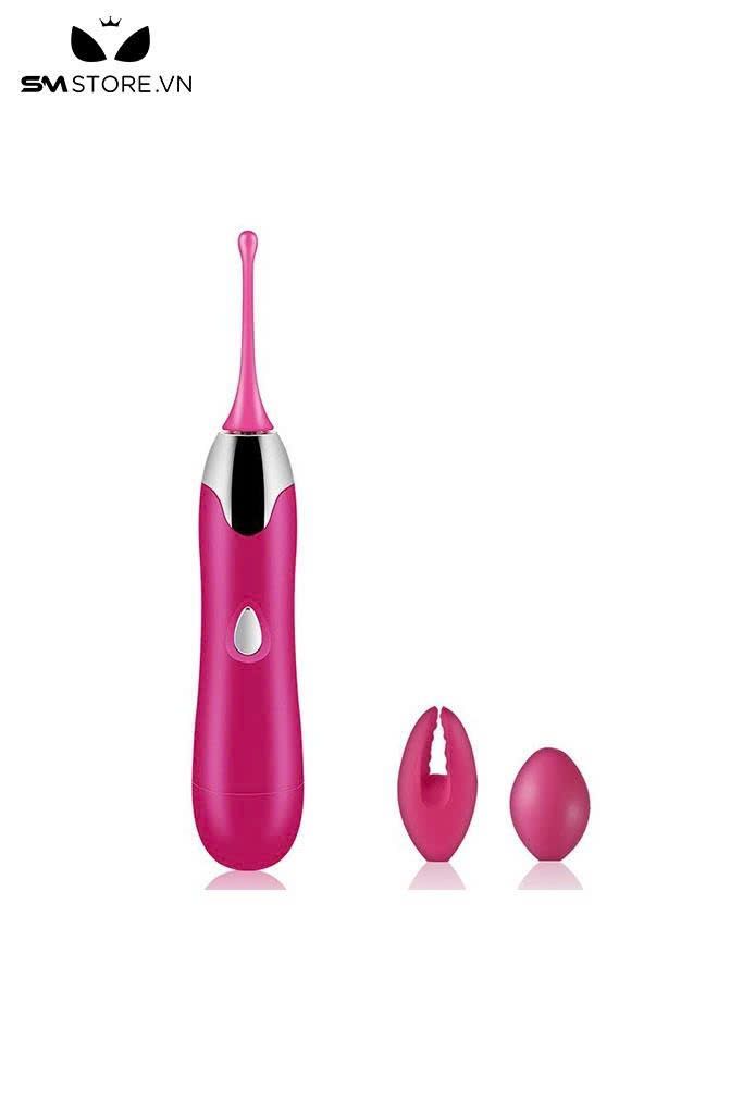 Đồ chơi &acirc;m đạo b&uacute;t rung điểm G 3 phần đầu rung d&agrave;i 19cm