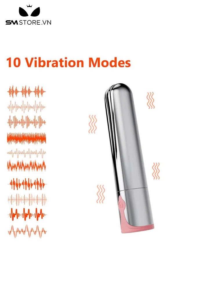 Trứng rung mini silicon sạc điện tiện dụng
