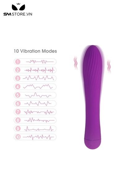 M&aacute;y rung silicon mềm dẻo k&iacute;ch th&iacute;ch điểm G c&oacute; 10 tần số
