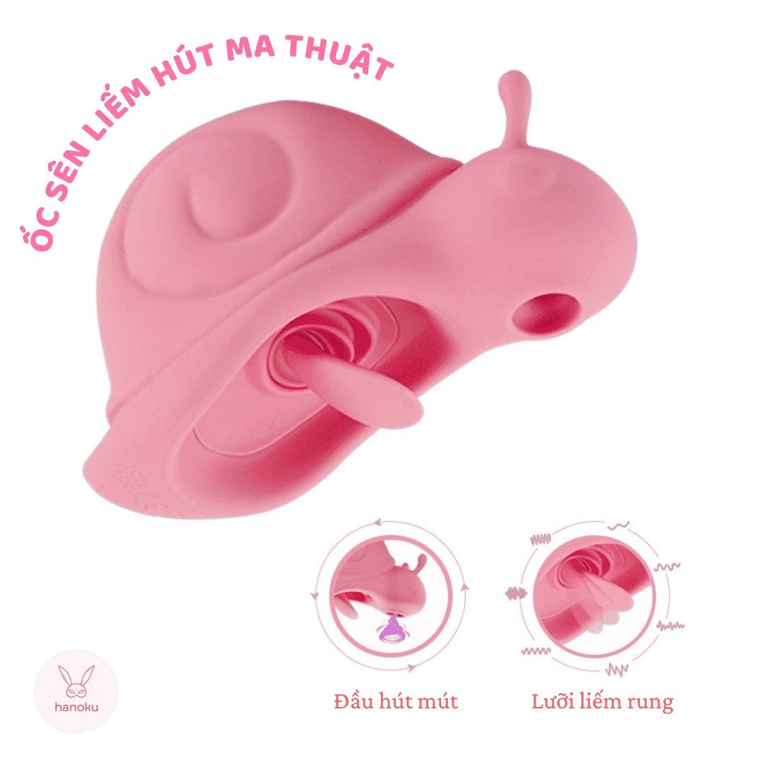 Trứng rung h&igrave;nh ốc s&ecirc;n Cute Polly Plus 2 in 1