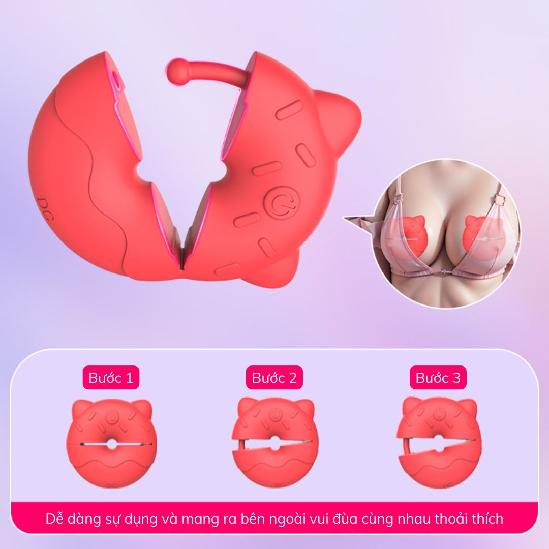 M&aacute;y rung kẹp ti Lily 10 chế độ