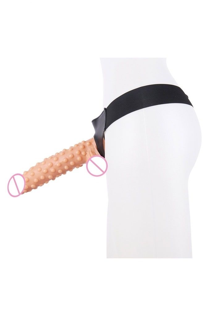 Cu giả silicon c&oacute; bi bao quanh liền quần d&agrave;i 23cm - 3