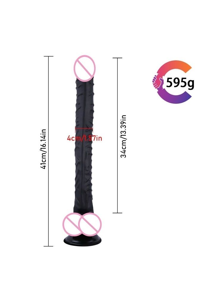 Dương vật giả c&oacute; g&acirc;n si&ecirc;u d&agrave;i 41cm silicon liền quần