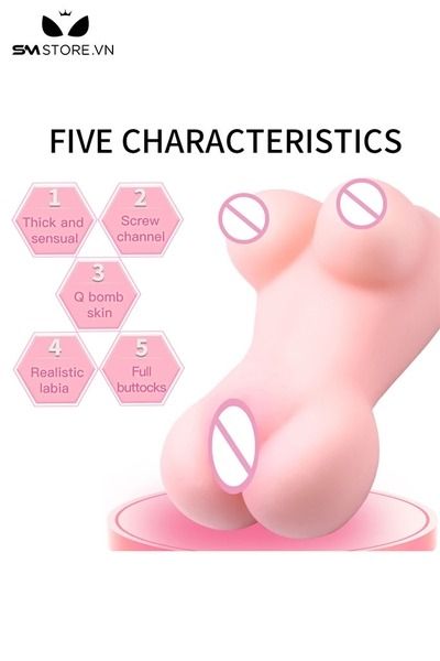 B&uacute;p b&ecirc; &acirc;m mini nửa người c&oacute; &acirc;m đạo d&agrave;i 14cm