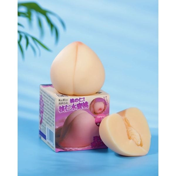 &Acirc;m đạo giả Manmiao Net Red Walnut Honey Peach h&igrave;nh quả đ&agrave;o