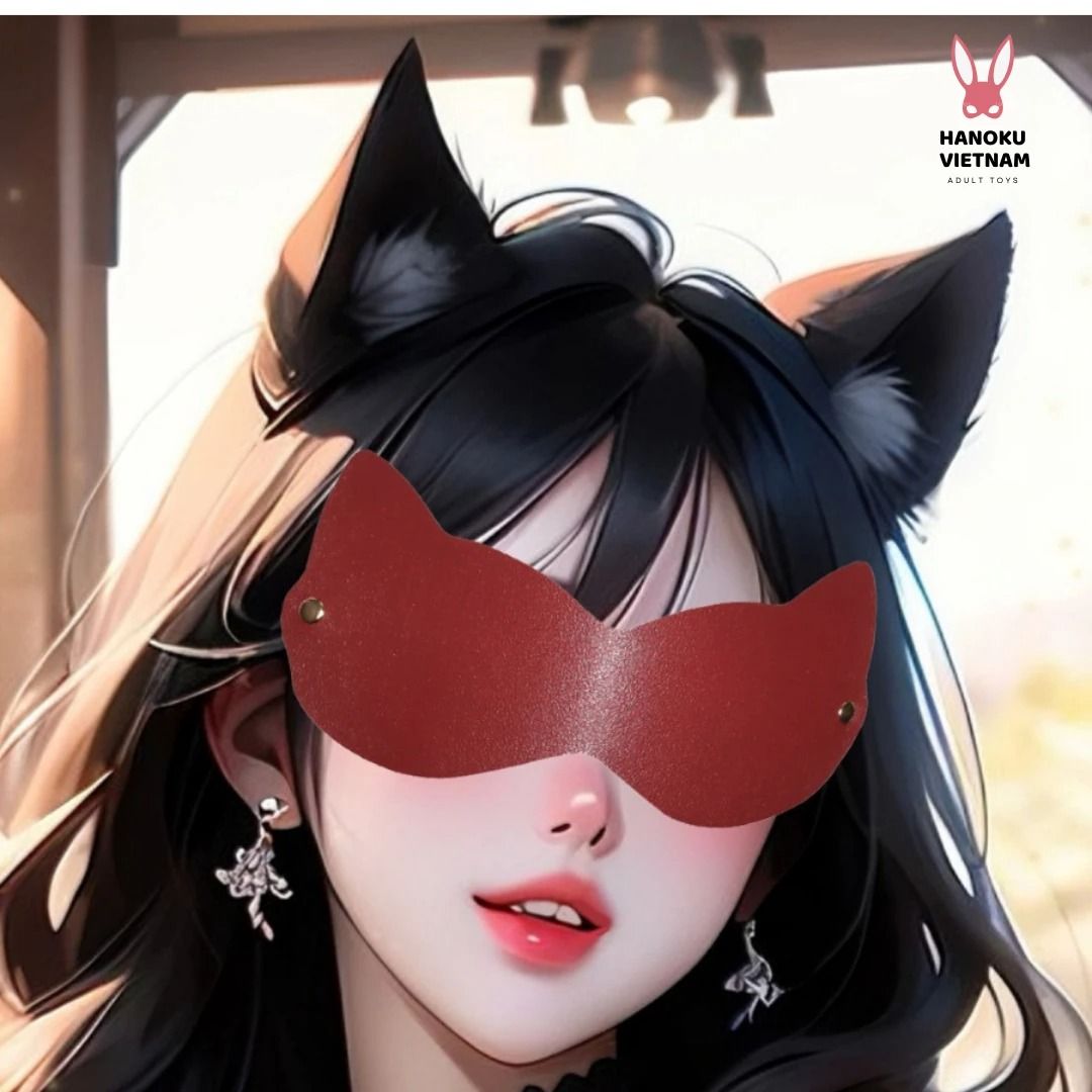 Bịt che mắt BDSM da PU cao cấp