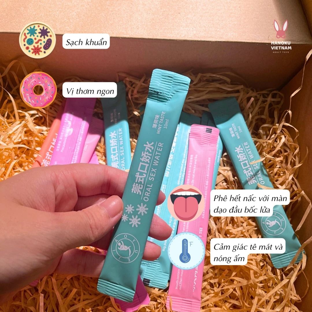 Nước thần t&igrave;nh y&ecirc;u băng lửa Oral Sex Water
