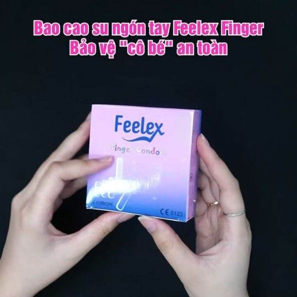 Bao cao su ng&oacute;n tay Finger Condom hộp 12 c&aacute;i