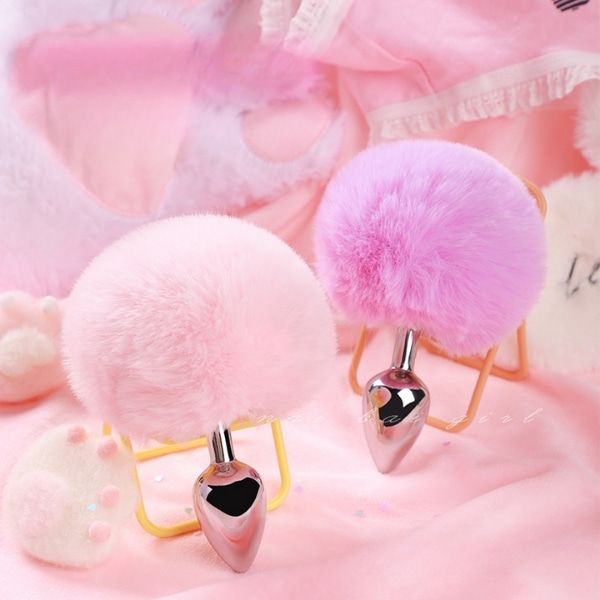 Đồ chơi hậu m&ocirc;n đu&ocirc;i thỏ l&agrave;nh t&iacute;nh