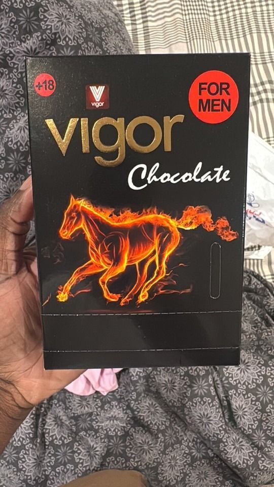 Vi&ecirc;n kẹo ngậm nh&acirc;n s&acirc;m cương v&agrave; k&eacute;o d&agrave;i nam Vigor Chocolate ch&iacute;nh h&atilde;ng 12 Thanh