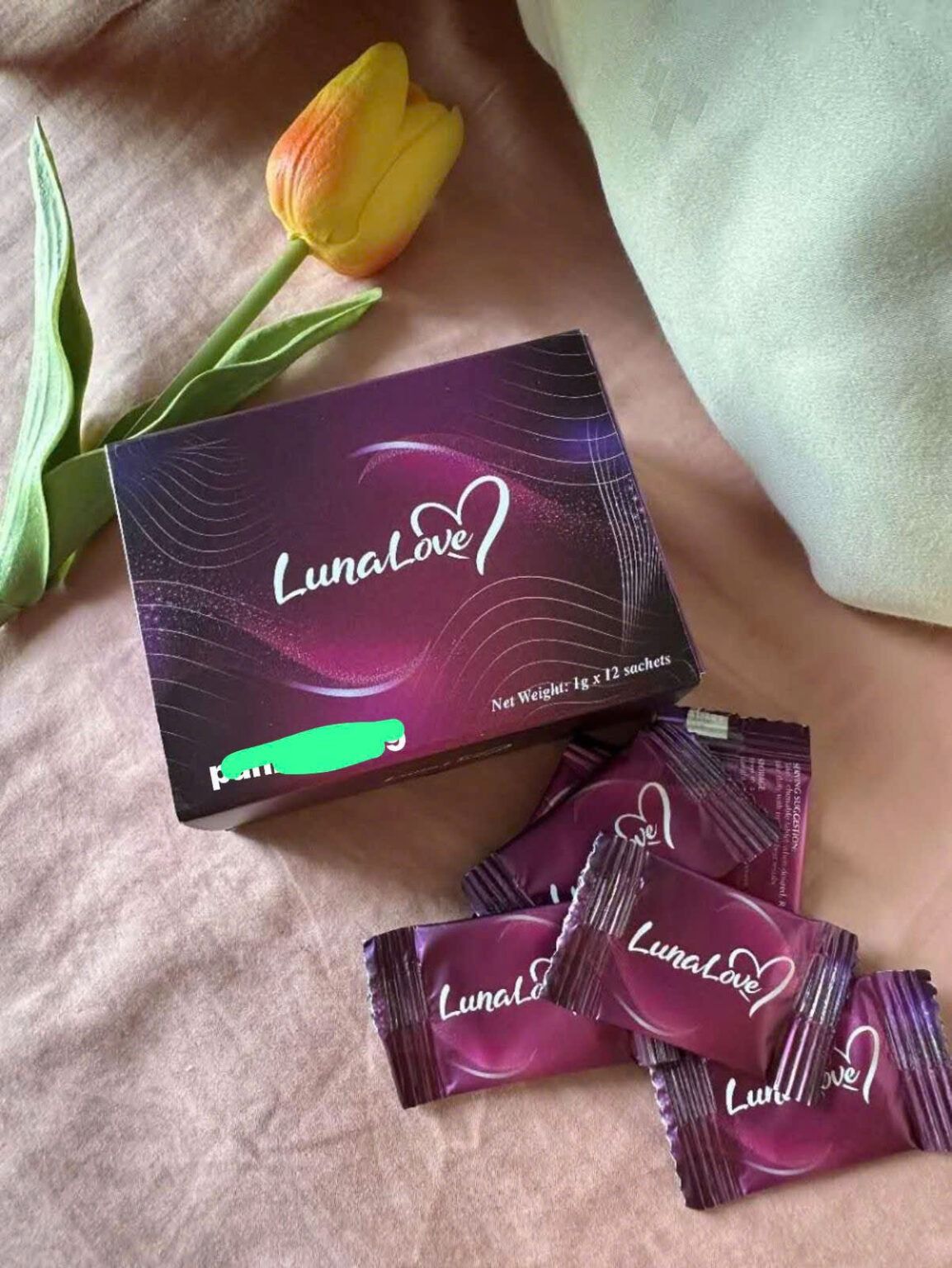 Vi&ecirc;n kẹo ngậm nh&acirc;n s&acirc;m cương v&agrave; k&eacute;o d&agrave;i nam 1 Vi&ecirc;n Luna Love Sugar