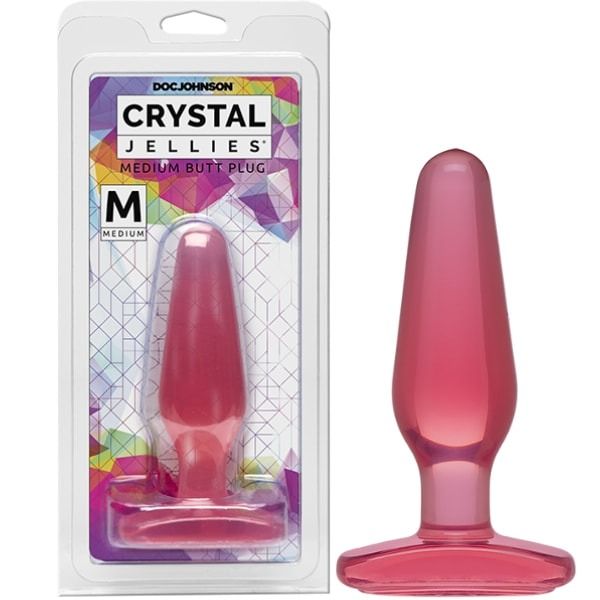 Đồ chơi hậu m&ocirc;n Doc Johnson Crystal Jellies Butt Plug - h&igrave;nh 4