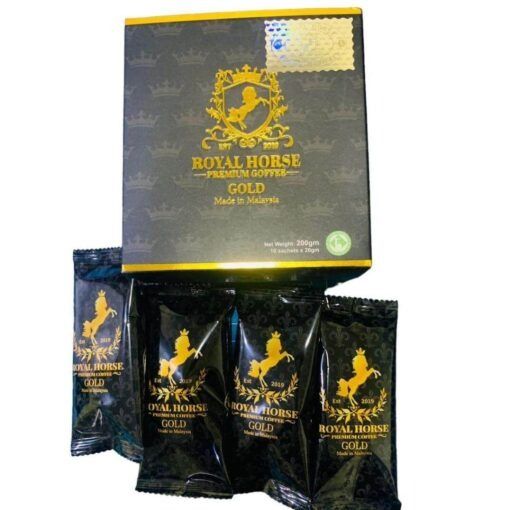 C&agrave; Ph&ecirc; nh&acirc;n s&acirc;m cương k&eacute;o d&agrave;i nam 1 G&oacute;i Royal House Premium Coffee Gold