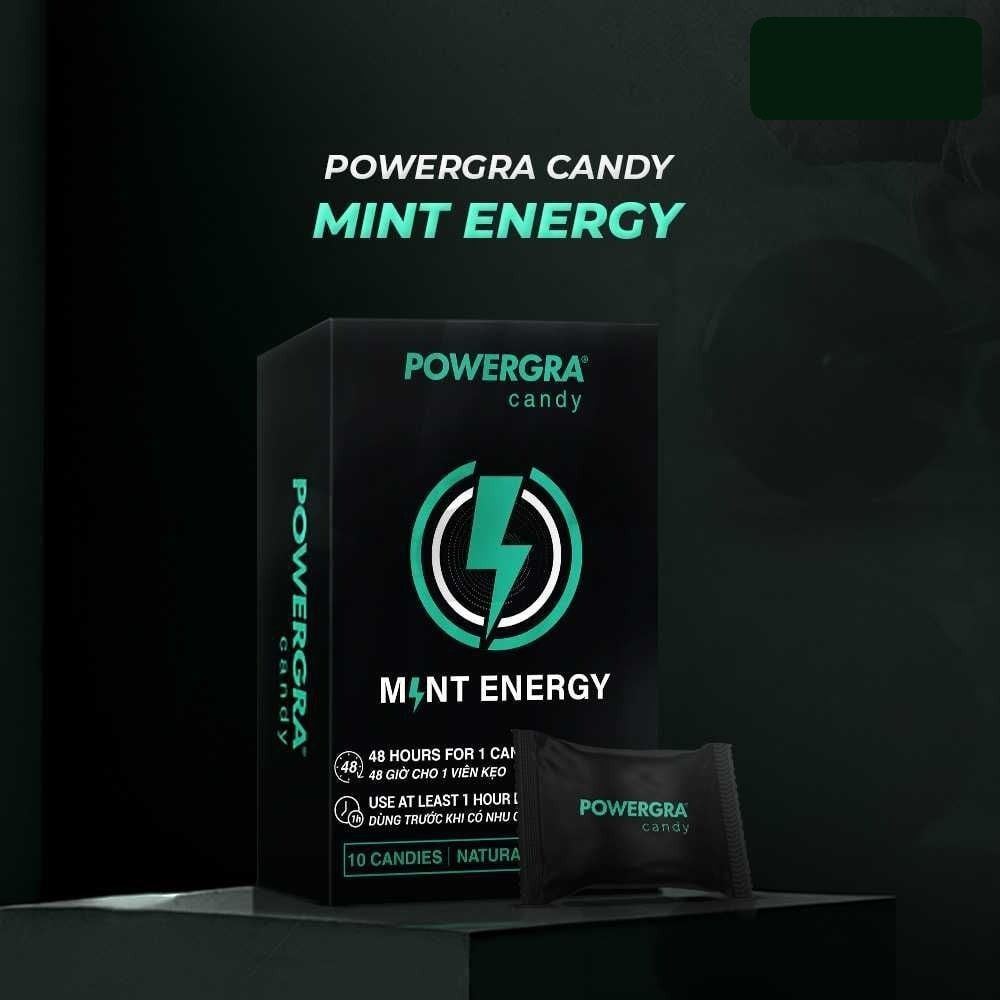 Bảo quản vi&ecirc;n kẹo Powergra Mint Energy
