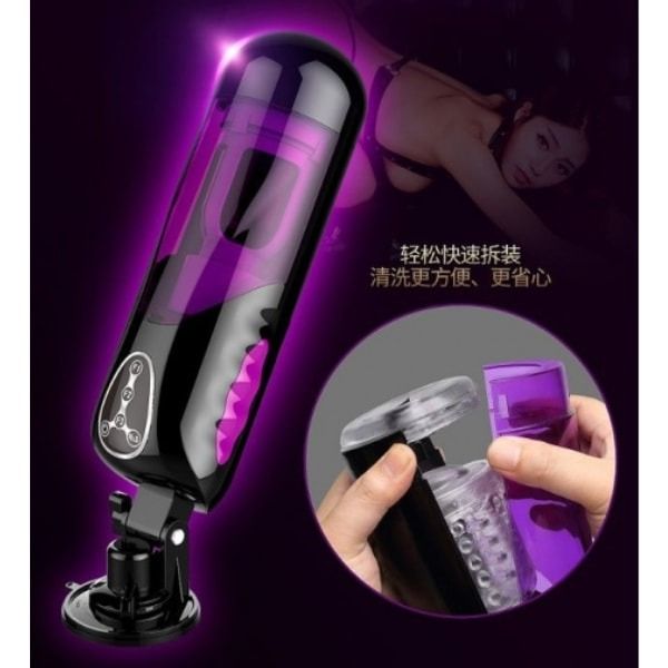 M&aacute;y &acirc;m đạo giả rung thục xoay d&agrave;nh cho nam Easy Love Saloon Cabin