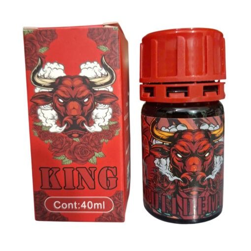 Chai h&iacute;t tăng kho&aacute;i cảm Popper King Đầu Tr&acirc;u Đỏ 40ml