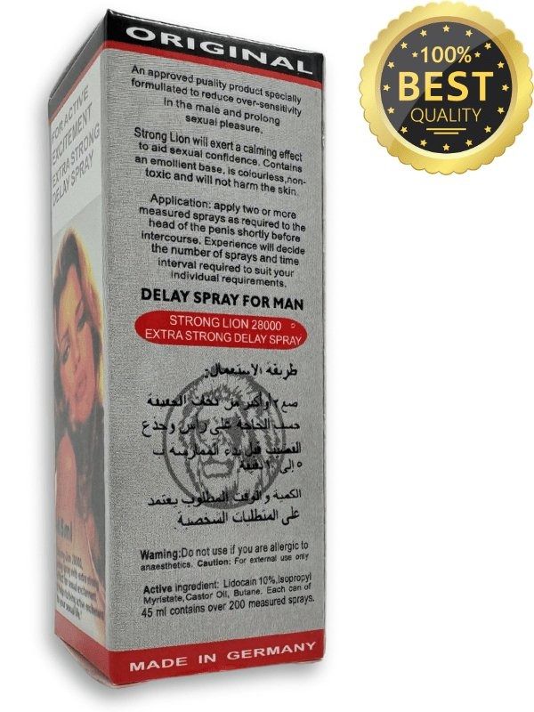 Chai xịt Strong Lion Power Delay Spray