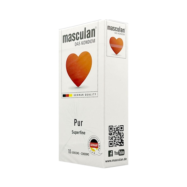 Bao cao su Masculan Pur 10 c&aacute;i