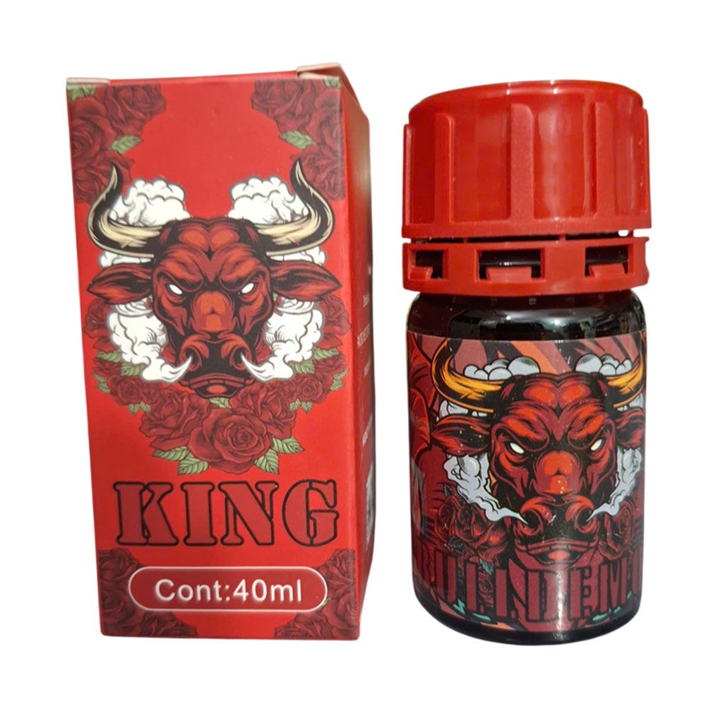 Popper King Đầu Tr&acirc;u Đỏ 40ml