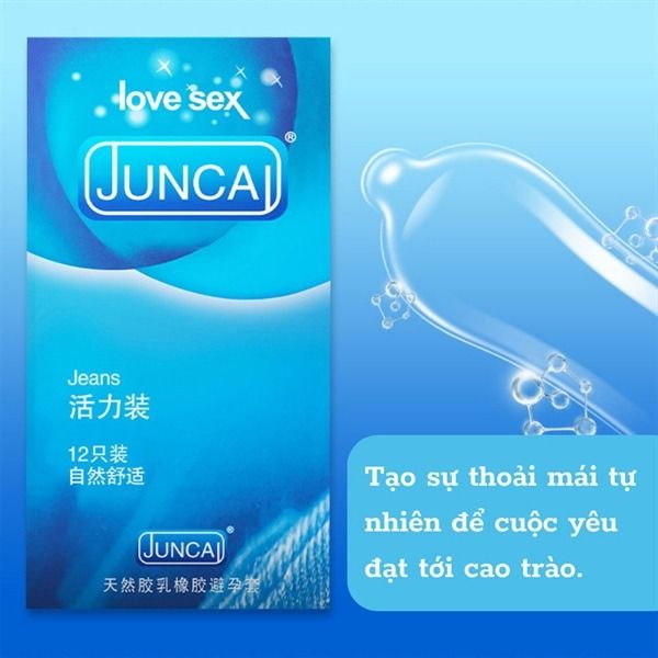 Sử dụng bao cao su Juncai Jeans