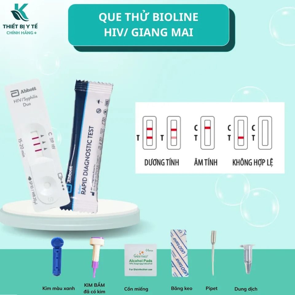 Test DUO HIV v&agrave; Giang Mai - Thời gian chờ kết quả