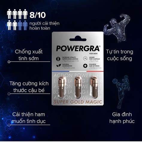 Viên Uống Hỗ Trợ Tăng Cường Sinh Lý Nam Cao Cấp Powergra For Men 3