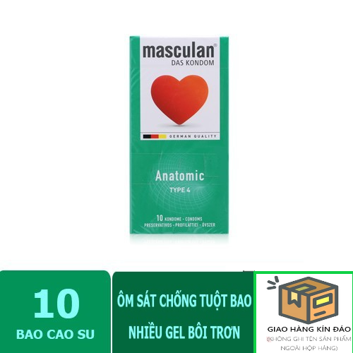 Masculan Anatomic Bao Cao Su Hương D&acirc;u Của Đức H10 1