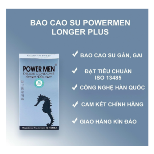 Bao Cao Su Power Men C&aacute; Ngựa Bạc 2