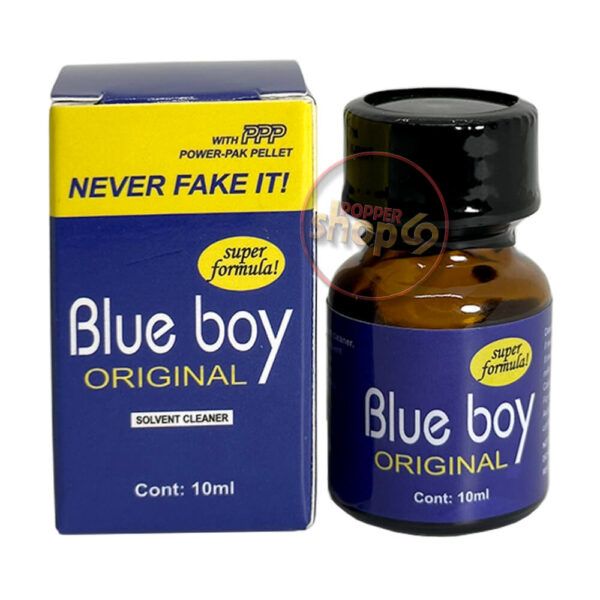 Chai h&iacute;t tăng kho&aacute;i bao ph&ecirc; k&iacute;ch th&iacute;ch Popper Blue Boy 10ml