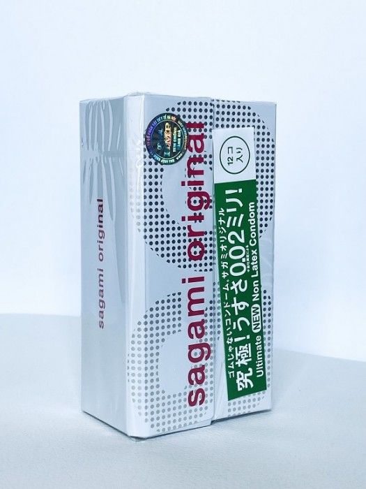 Bao Cao Su Size 55mm Si&ecirc;u Mỏng Sagami Original 0.02 Nhật Bản H12 3