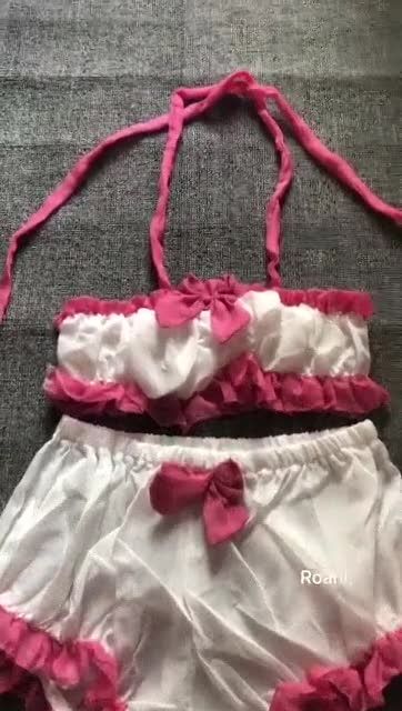Bộ Đồ Ngủ Đ&iacute;nh Nơ Hồng Quyến Rũ